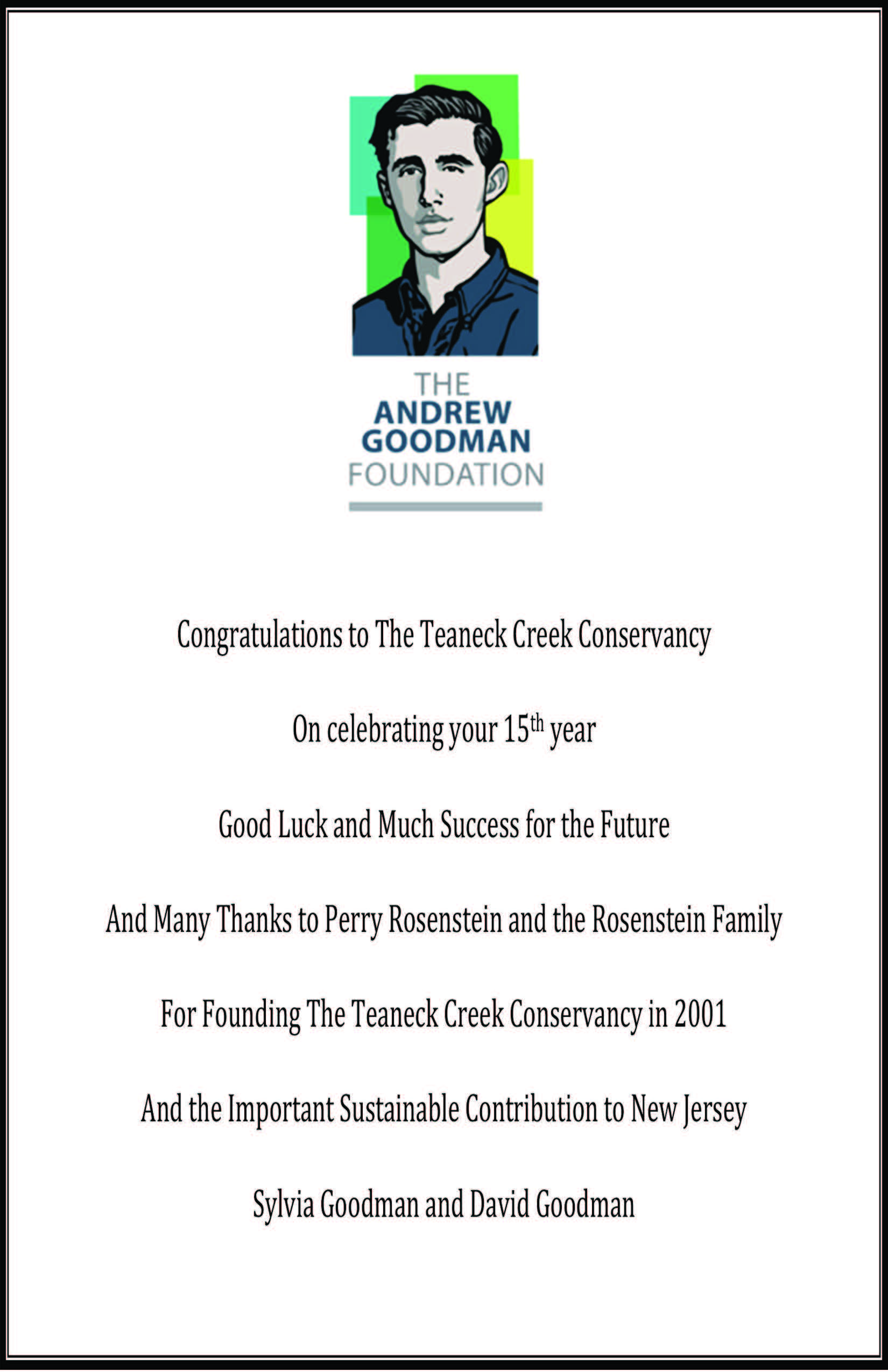 The Andrew Goodman Foundation