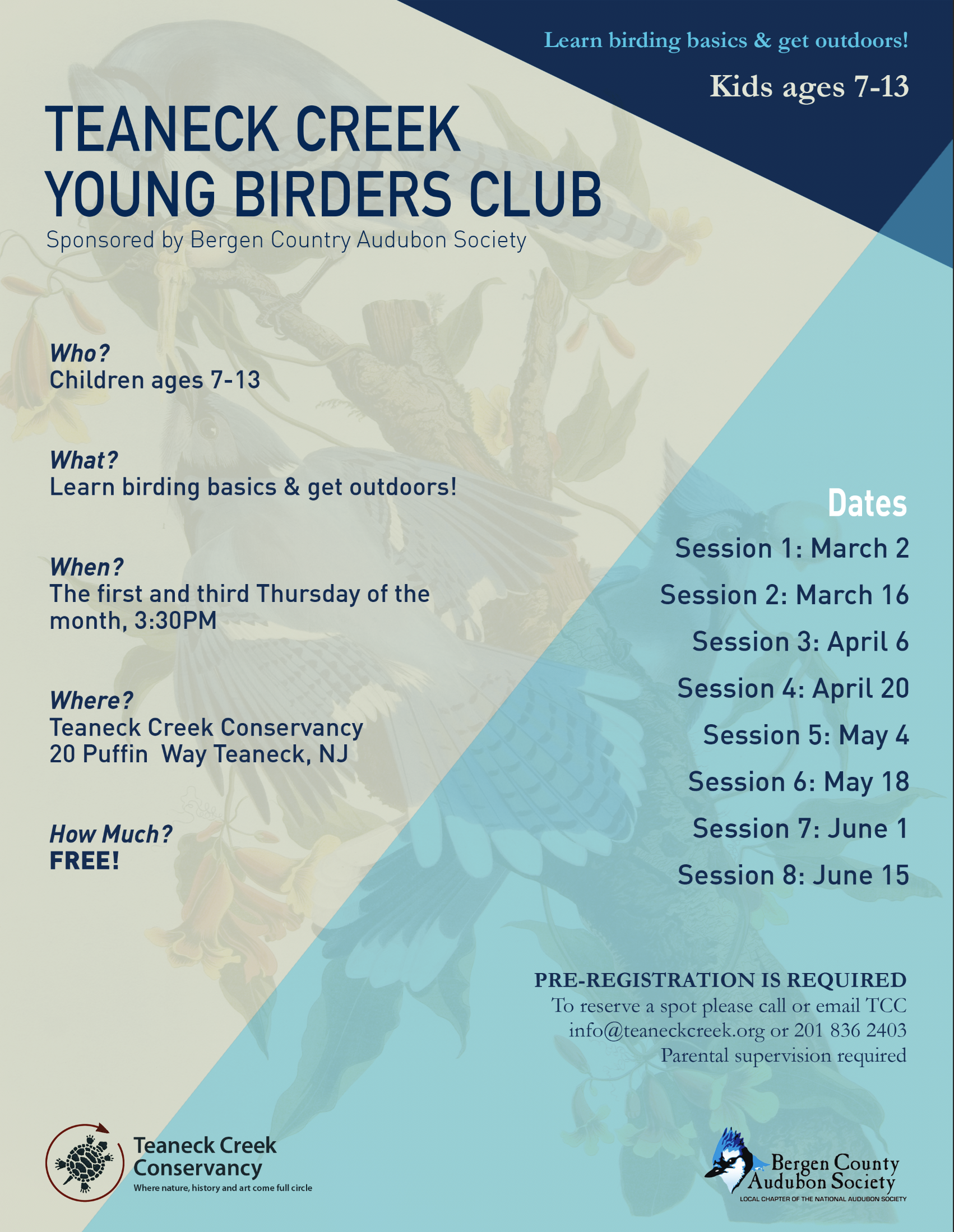 Teaneck Creek Young Birders Club 