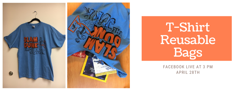 FACEBOOK LIVE: T-Shirt Reusable Bags 