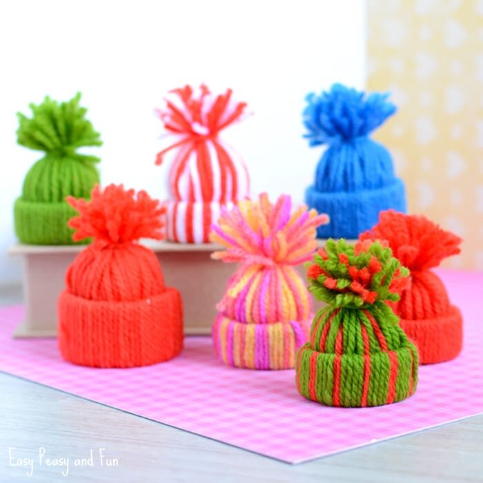 SNOW Many Crafts: Mini Winter Hats 
