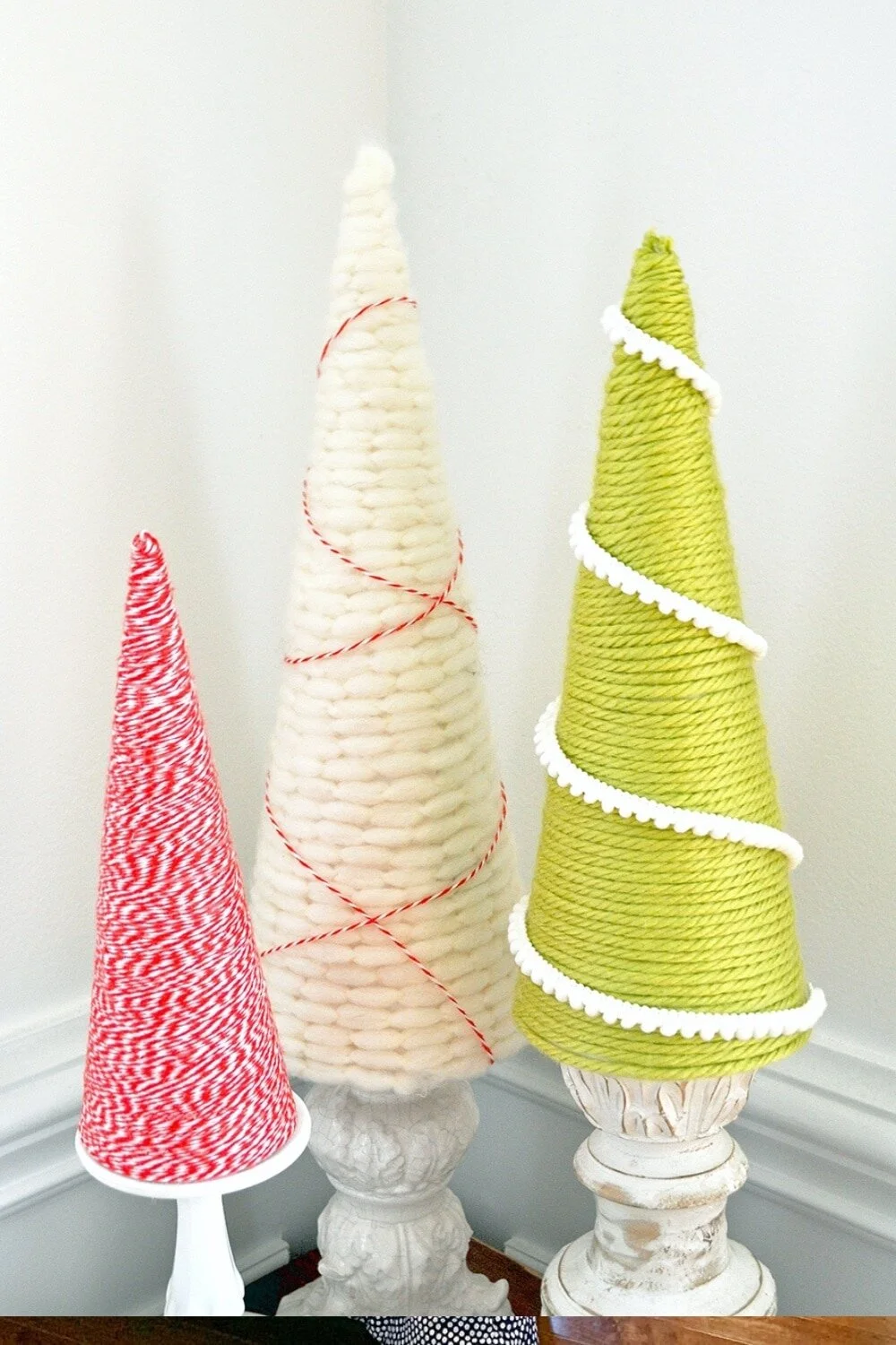 SNOW Many Crafts: Yarn Trees 