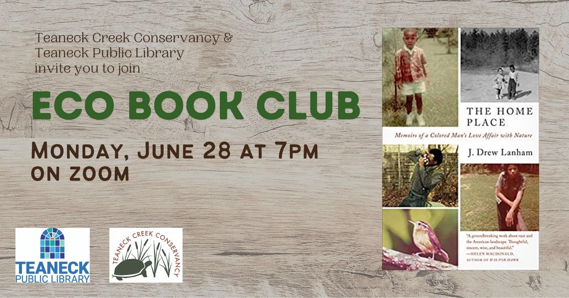 Eco Book Club: The Home Place