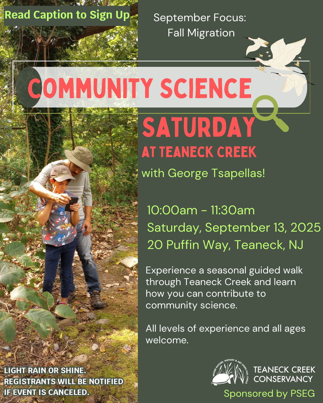 Community Science Saturday: Fall Migration