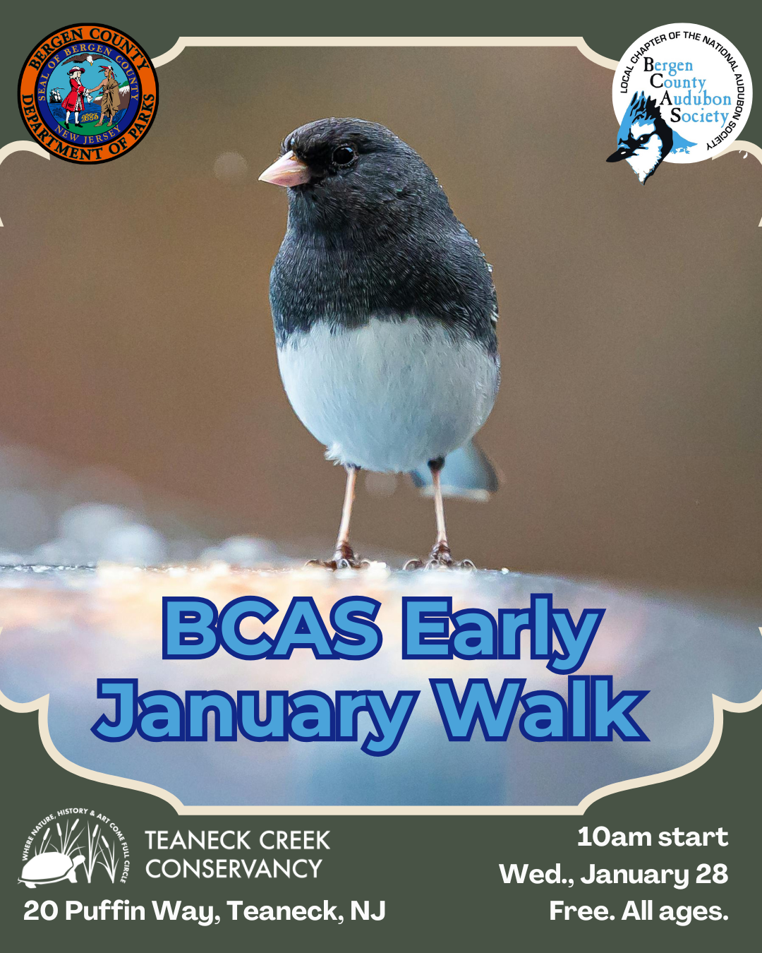 RESCHEDULED BCAS Early January Walk