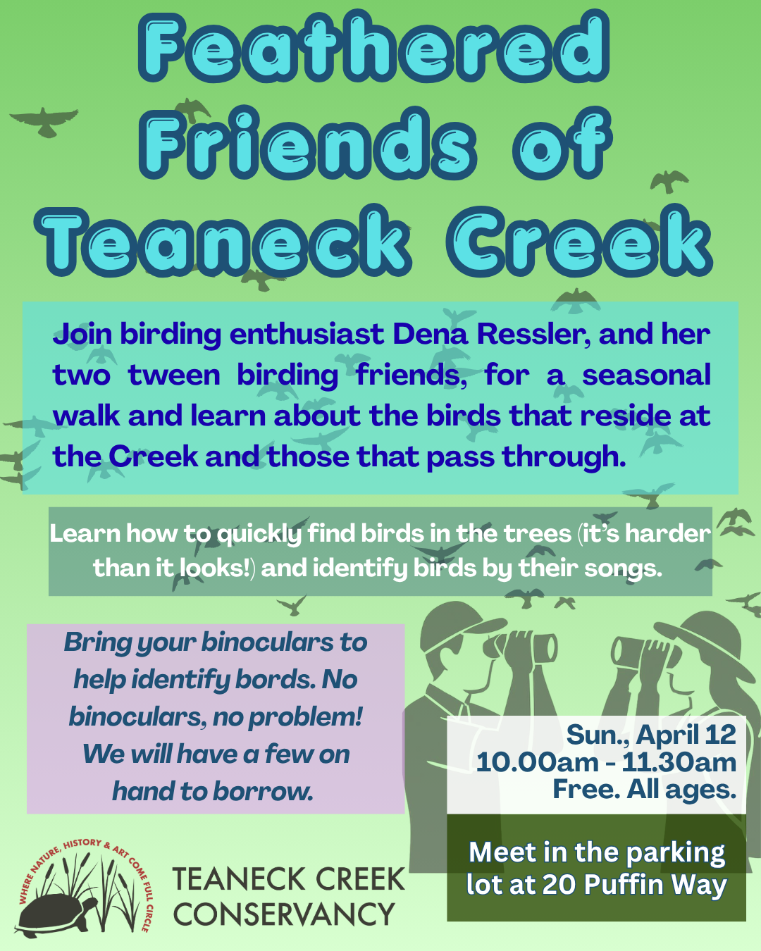 Feathered Friends of Teaneck Creek