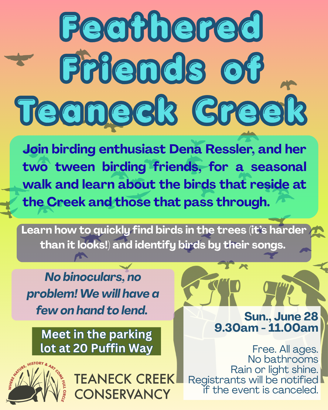 Feathered Friends of Teaneck Creek