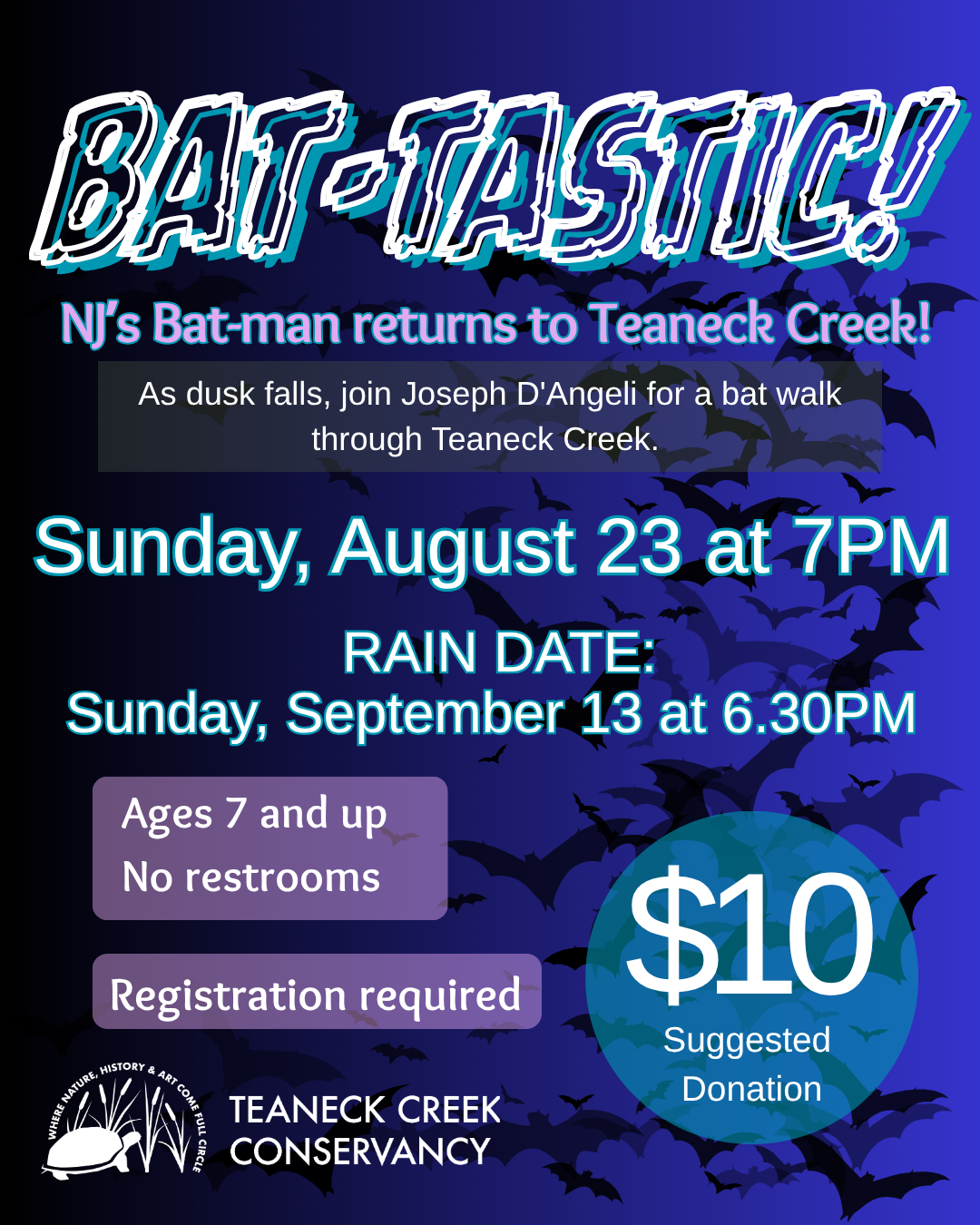 Bat-Tastic at Teaneck Creek
