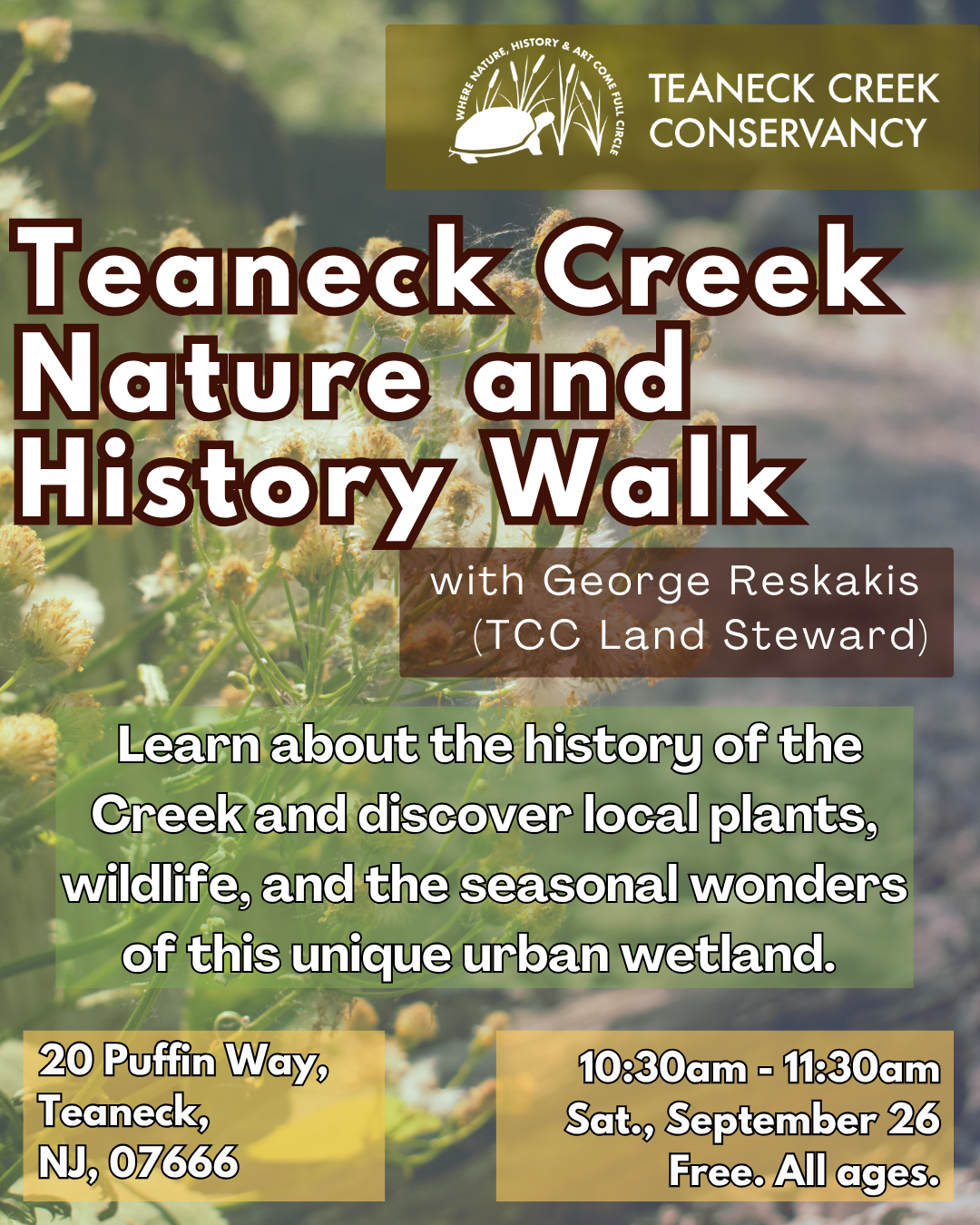 TCC Nature and History Walk