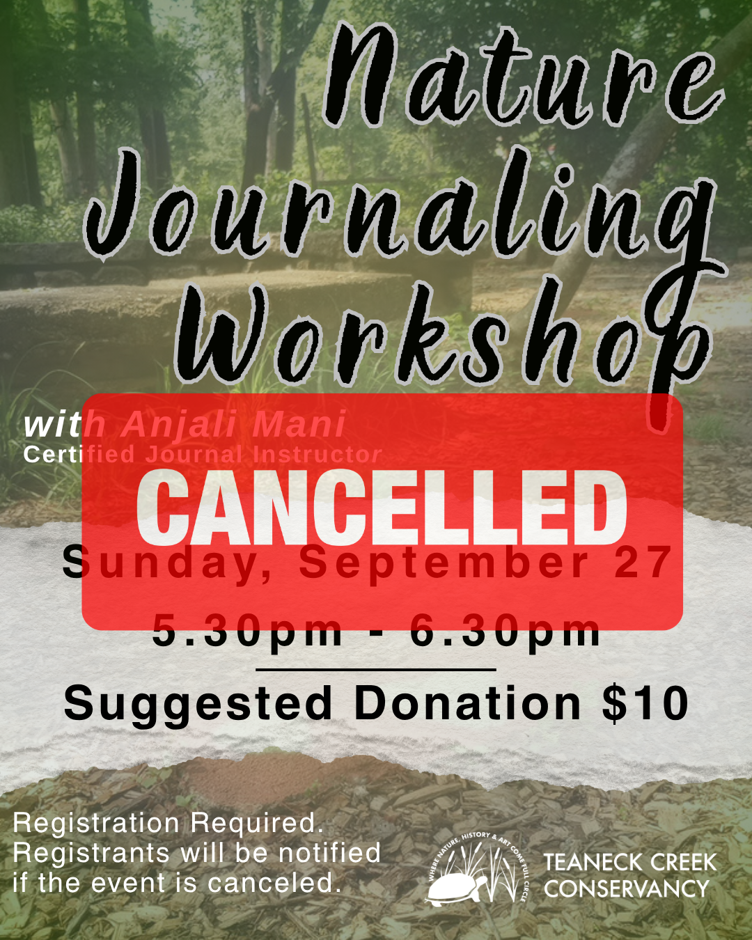 POSTPONED Nature Journaling Workshop