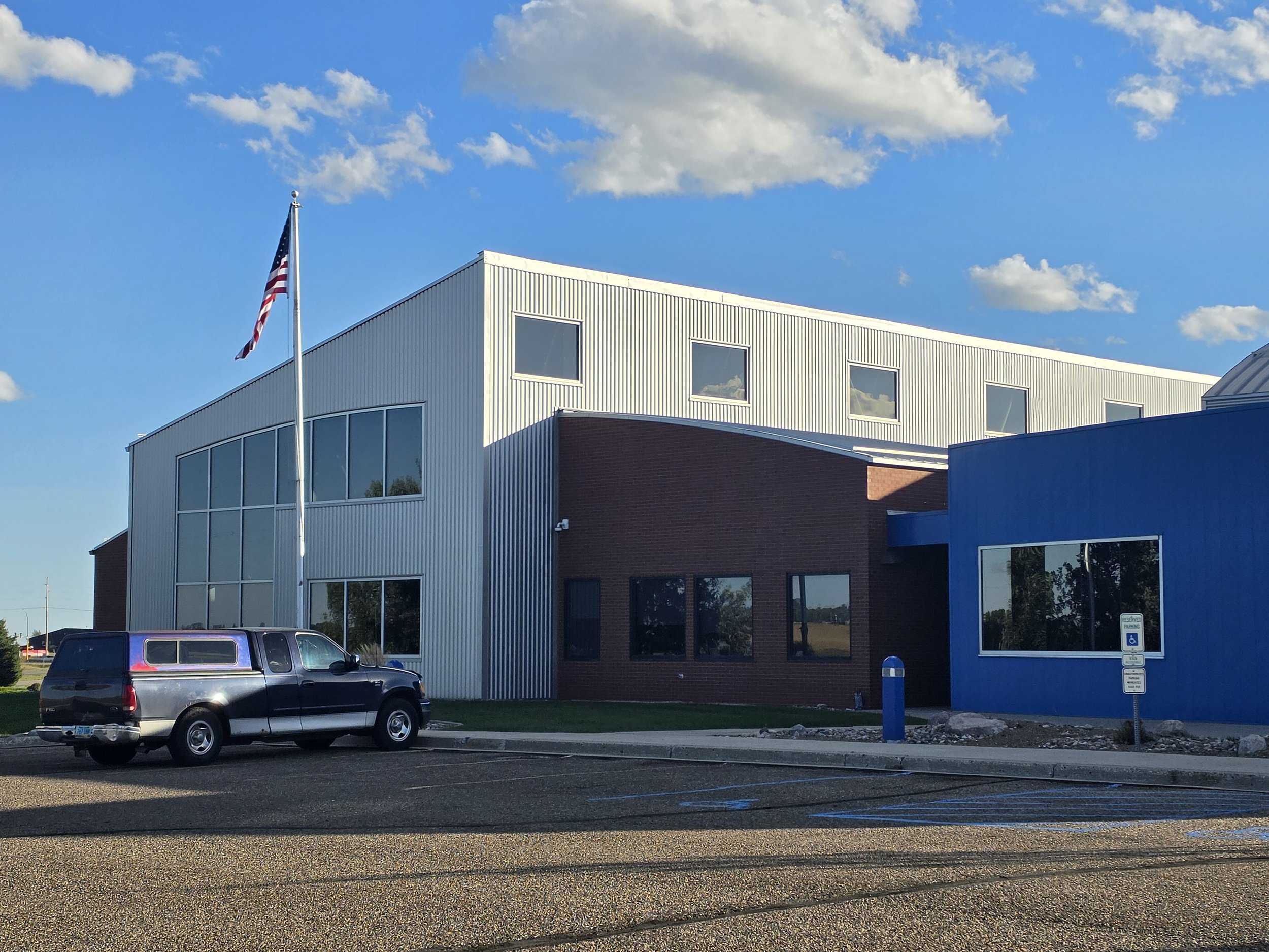 Insulated metal panels installed at Westcon Corporate Headquarters in Bismarck, ND.