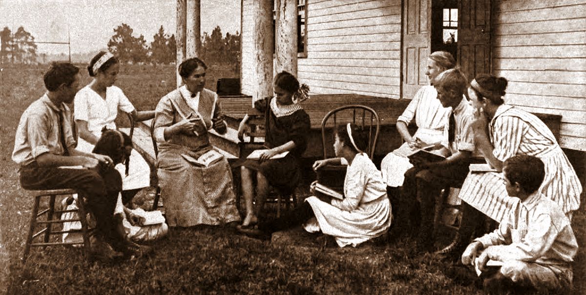 Marietta Johnson, the founder of the School of Organic Education.