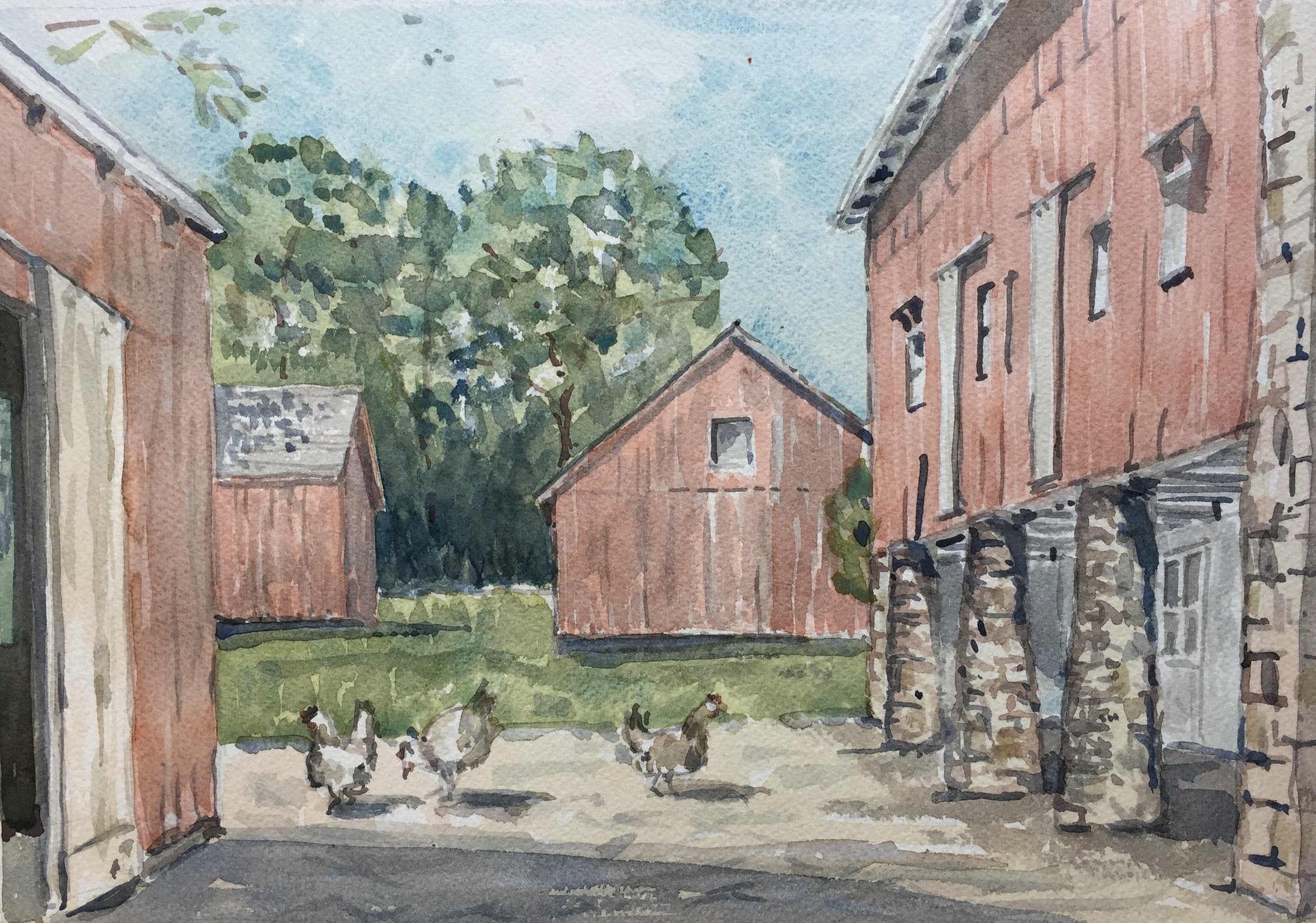 Painting by Sam Olshin