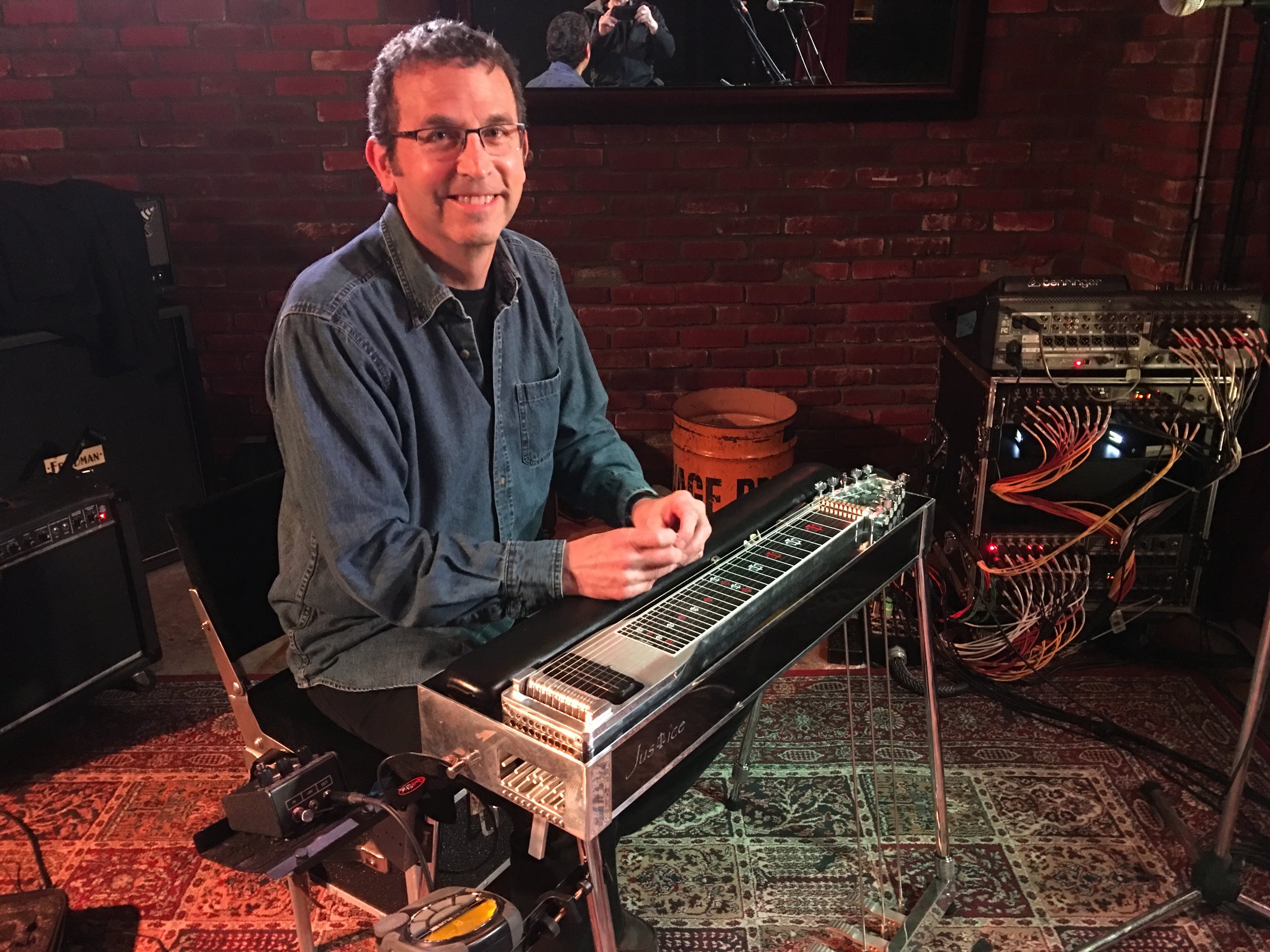 The amazing Marty Rifkin sat in with us on pedal steel guitar. What a pleasure!