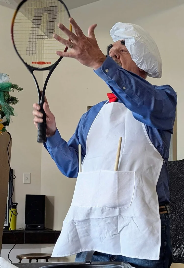 A performer taking part in a VFC activity