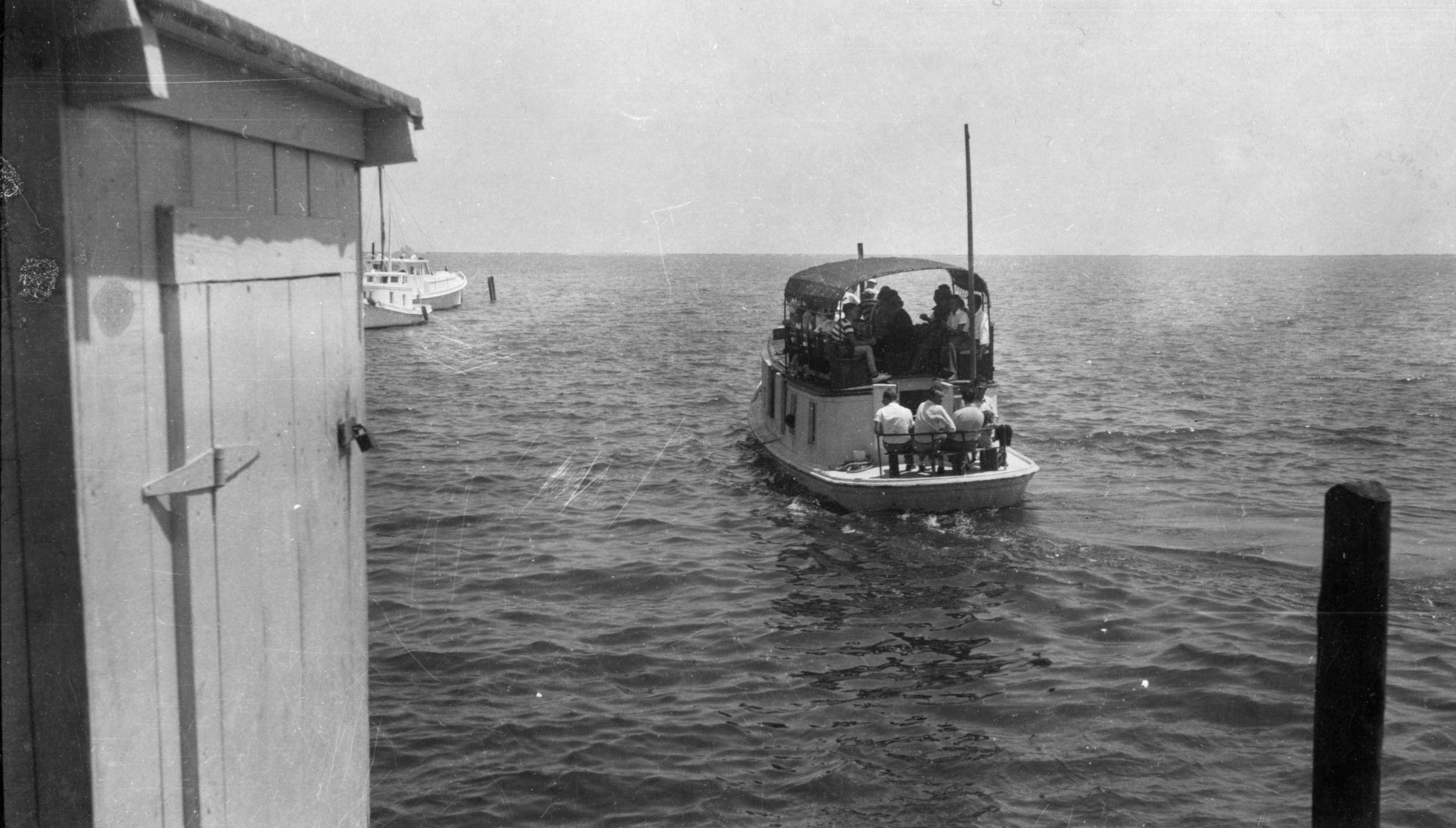 Mailboat Aleta Leaving Atlantic, 1920s