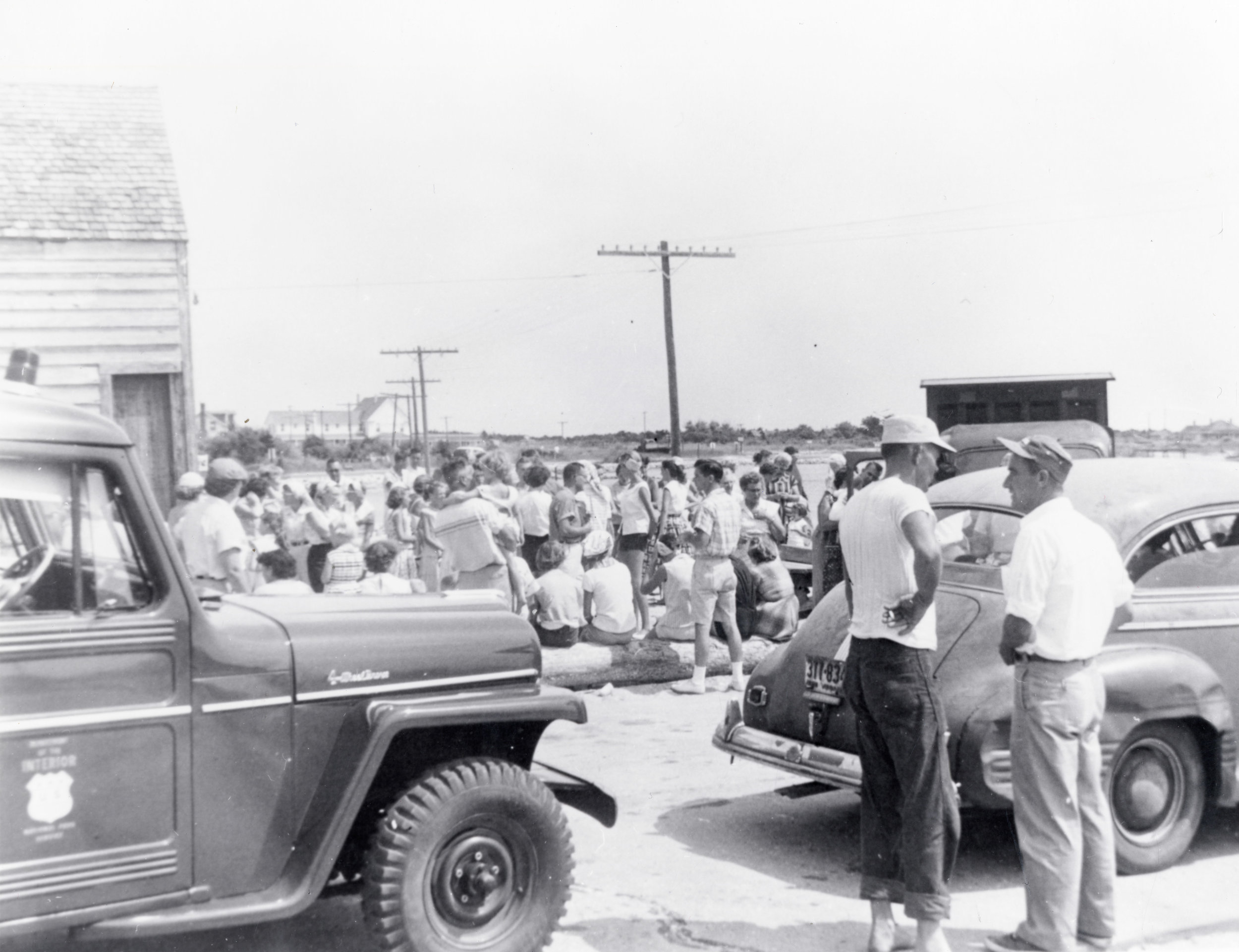 Mailboat Dock, Ocracoke, July 5, 1957