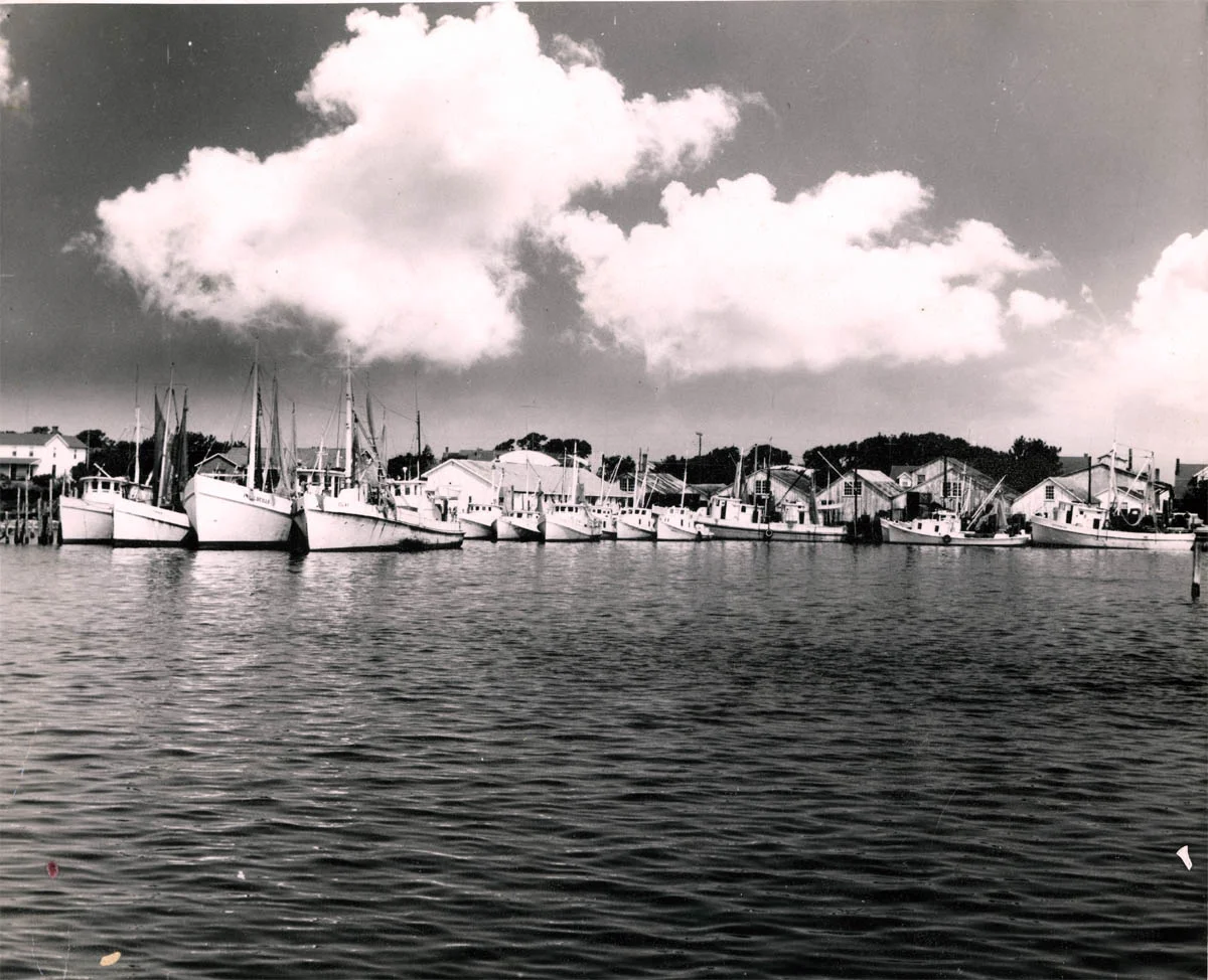 Clayton Fulcher's fish house, 1950s. Jerry Schumacher photo
