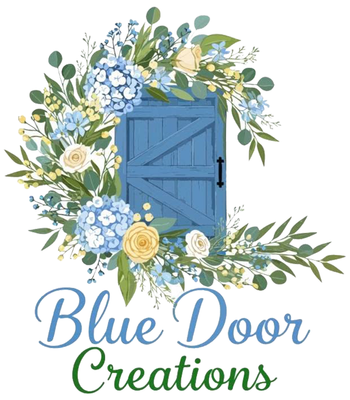 Art on the Porch with Blue Door Creations