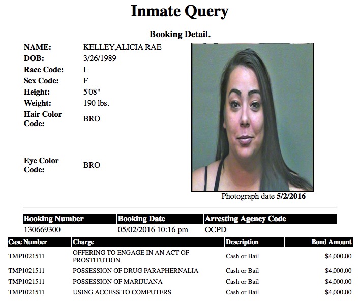 Kelley Alicia Rae Mugshot Prostitute 2016-05-02.jpg