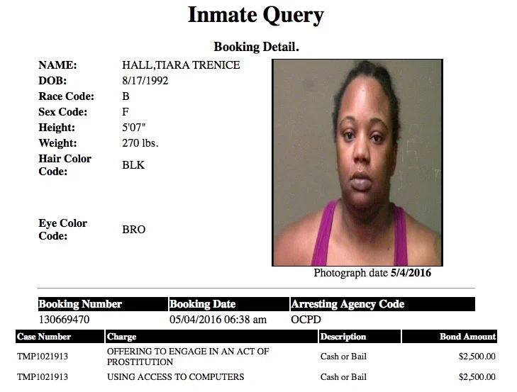 Hall Tiara Trenice Mugshot Prostitute 2016-05-04.jpg