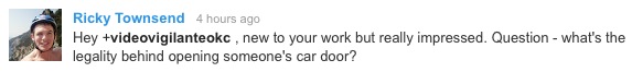 Asked via YouTube in the comment section of a JohnTV video on June 6, 2014.