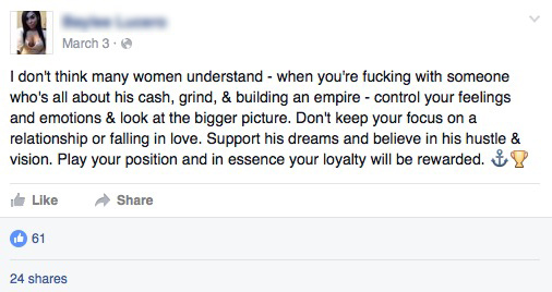 © Facebook Publicly Posted 3/3/2016.