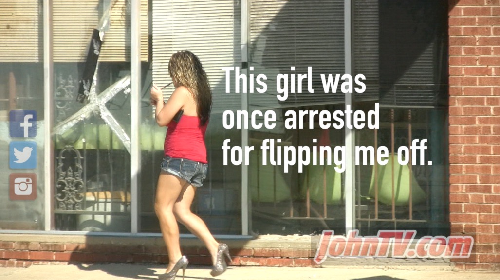 It's true. One day this girl flipped me off at SW 40 and S. Robinson Ave. I didn't think anything of it - but a cop saw her and came over and asked me to sign a complaint so he could arrest her. I complied - she's a loud mouth pain in the ass.