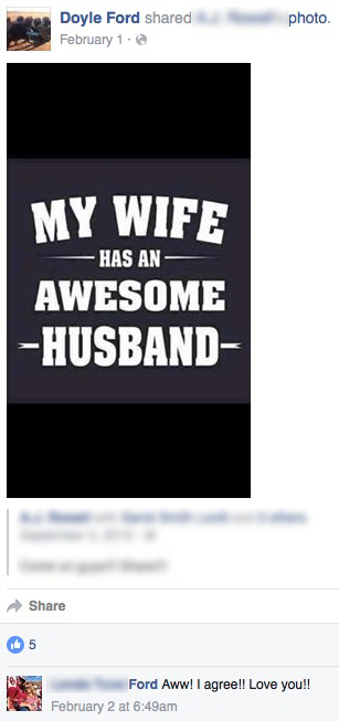 Doyle Ford's public Facebook post just 24-hours prior to his prostitution arrest in OKC.
