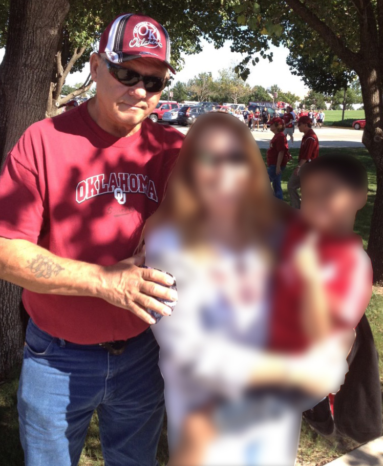 Doyle Ford with his wife in a publicly posted Facebook photo.