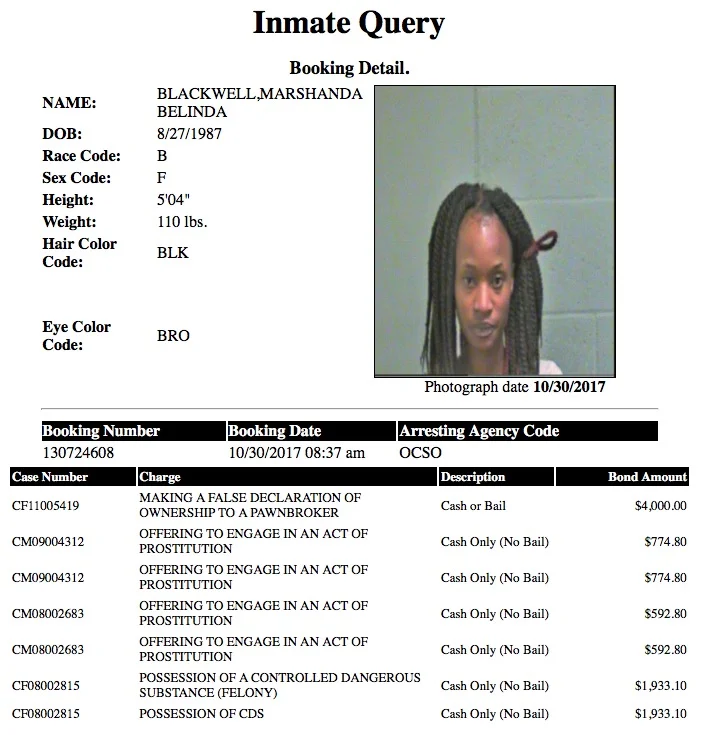 Blackwell Marshanda Belinda Mugshot Prostitute 2017-10-30.jpg