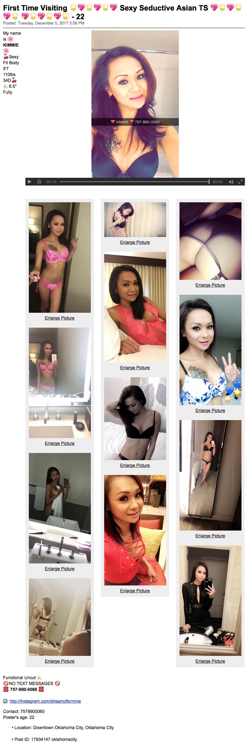 Kimmie Huynh First Time Visiting ππππππ Sexy Seductive Asian TS ππππππ ππππππ - Oklahoma City transgender personals - backpage.com (2017-12-09 08-28-33).jpg