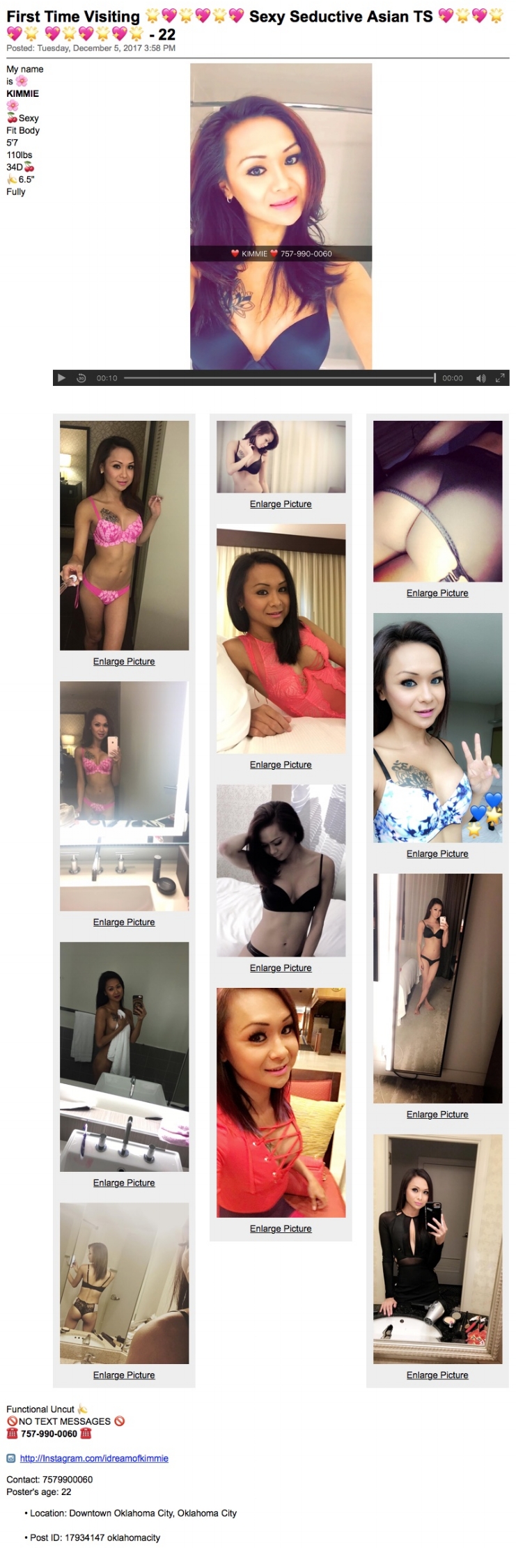 Kimmie Huynh First Time Visiting ππππππ Sexy Seductive Asian TS ππππππ ππππππ - Oklahoma City transgender personals - backpage.com (2017-12-09 08-28-33).jpg