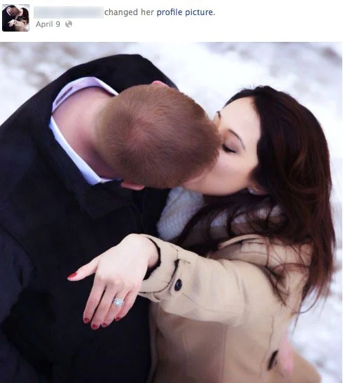 As posted publicly to Jason Weil's Fiancee's Facebook page. ©Facebook
