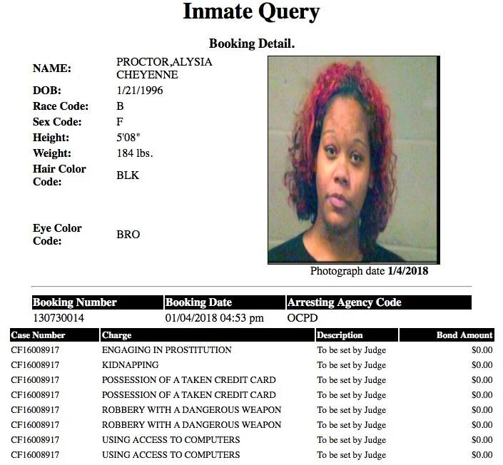 Proctor Alysia Cheyenne Mugshot Prostitute 2018-01-04.jpg