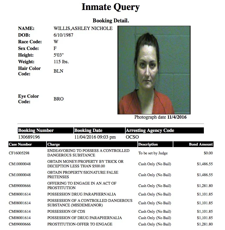 Willis Ashley Nichole Mugshot Prostitute 2016-11-04.jpg