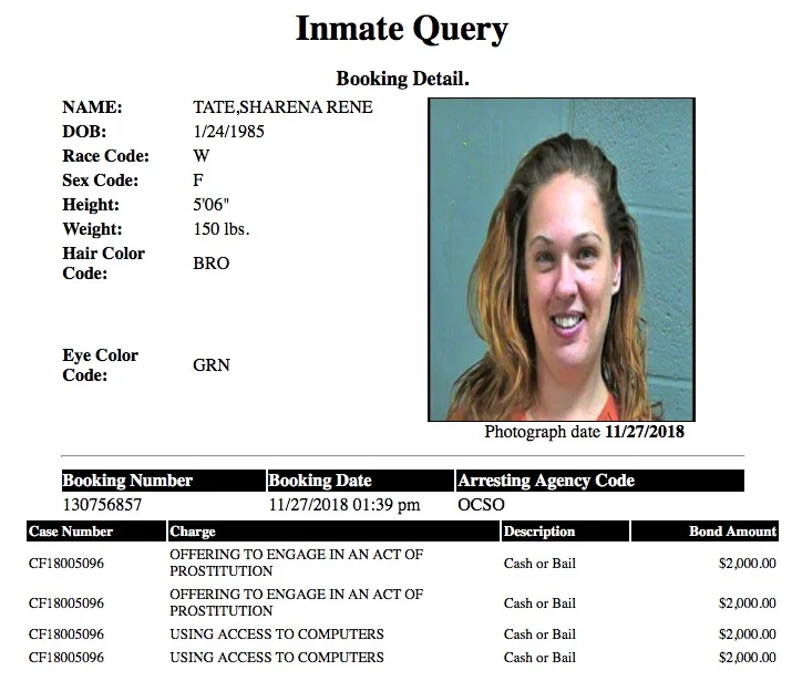 Tate Sharena Rene Mugshot Prostitute 2018-11-27.jpg