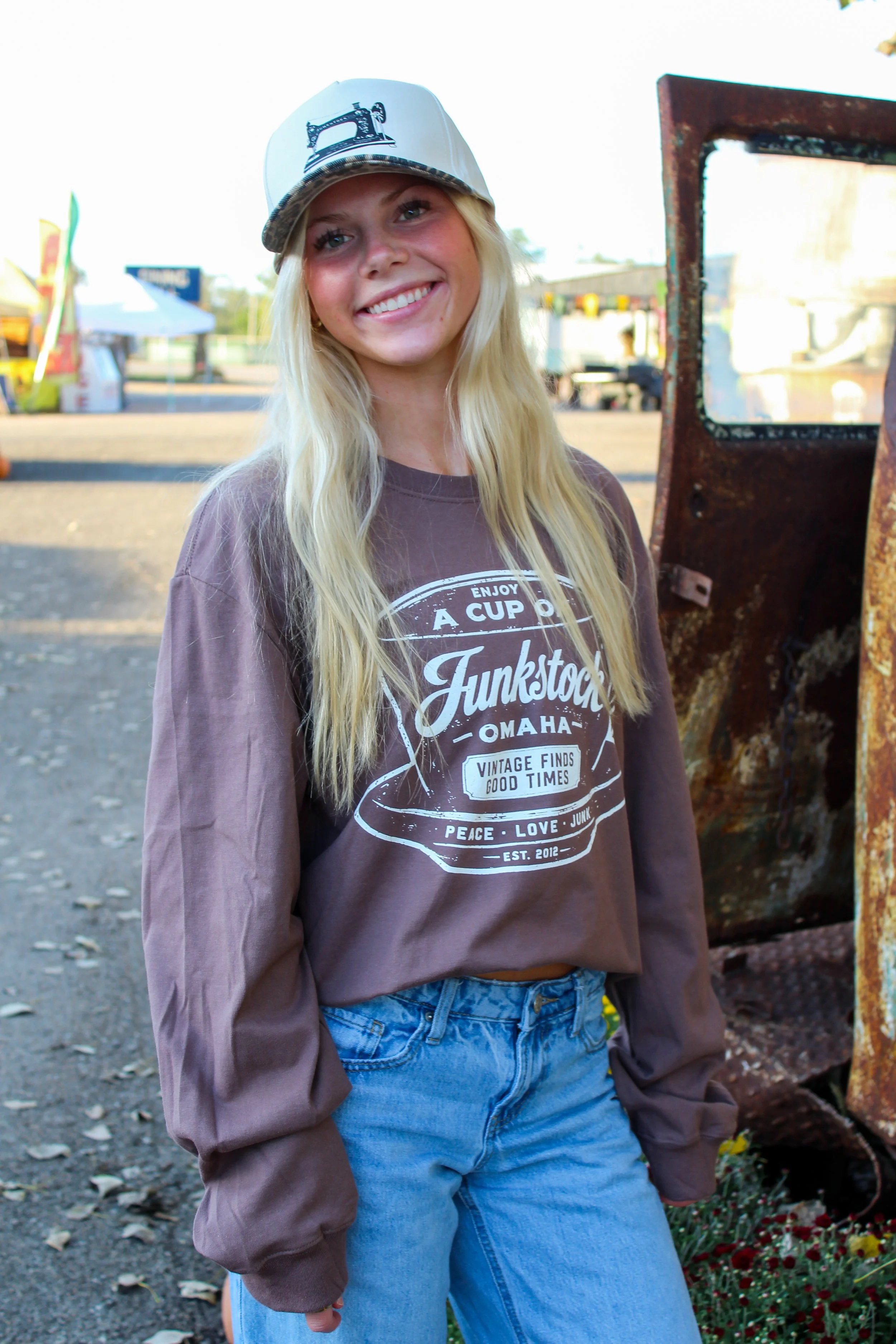 Cup of Junkstock Long Sleeve Brown