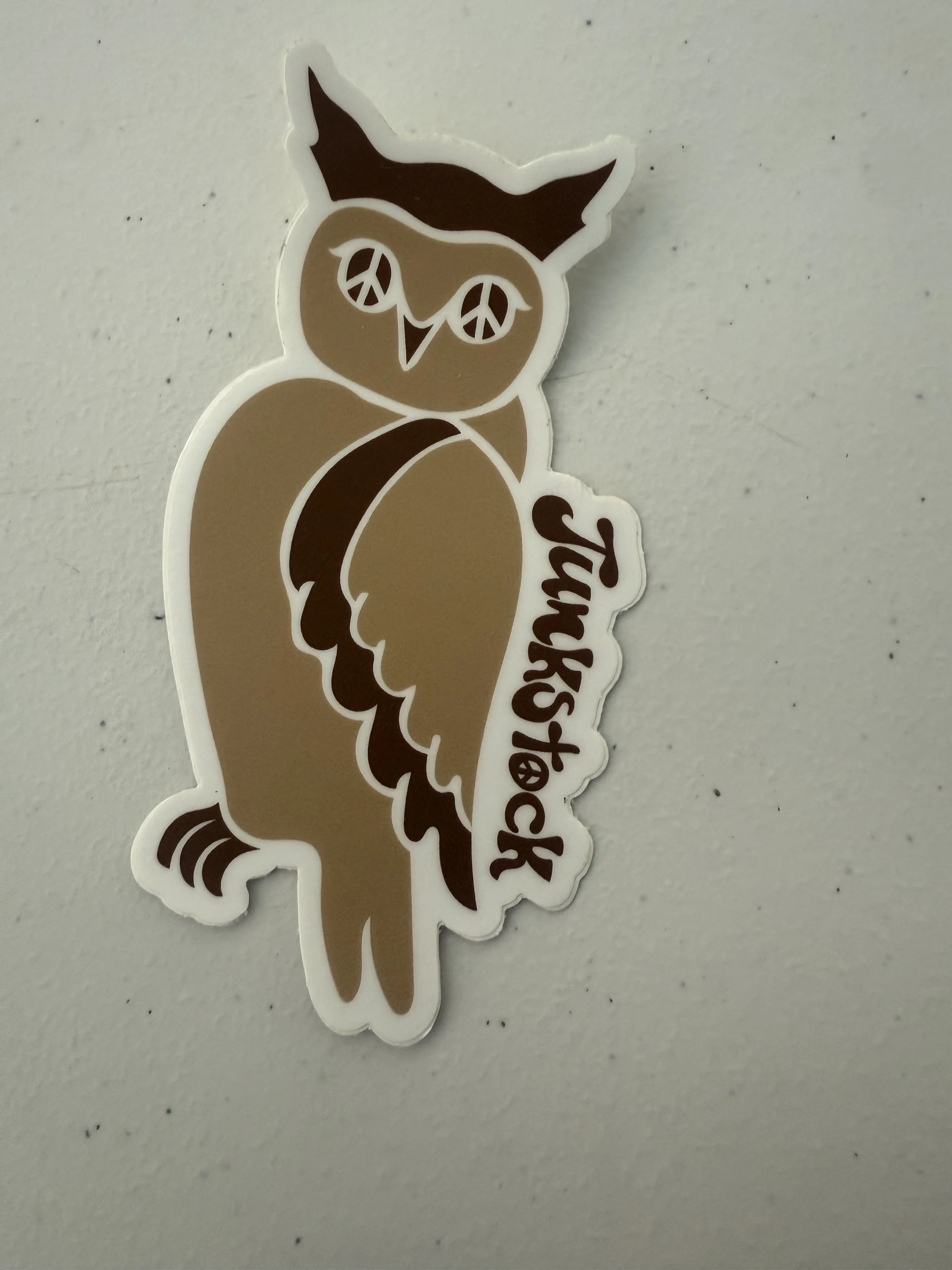 Junkstock Owl Sticker