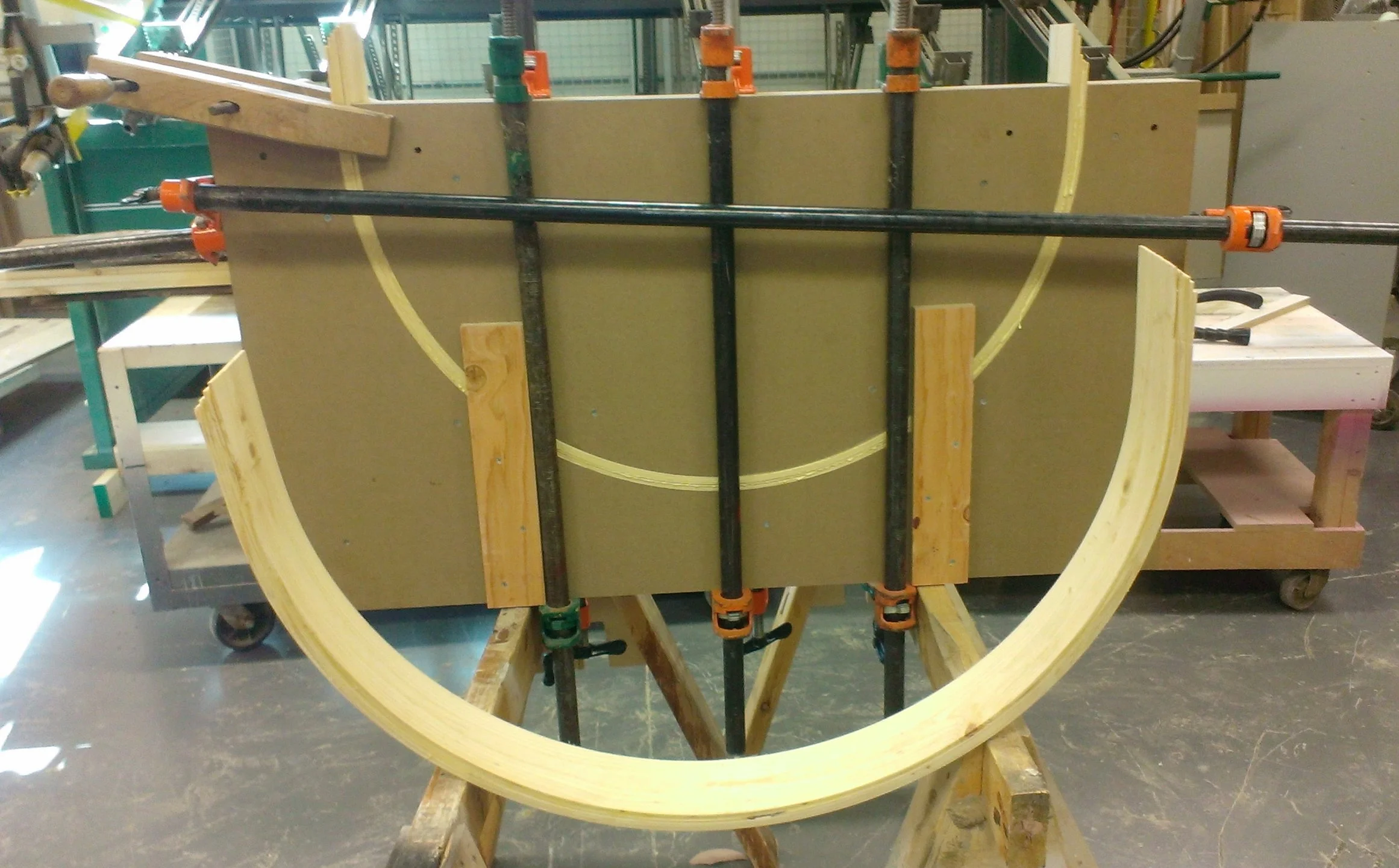 Brew top moulding in process.jpg