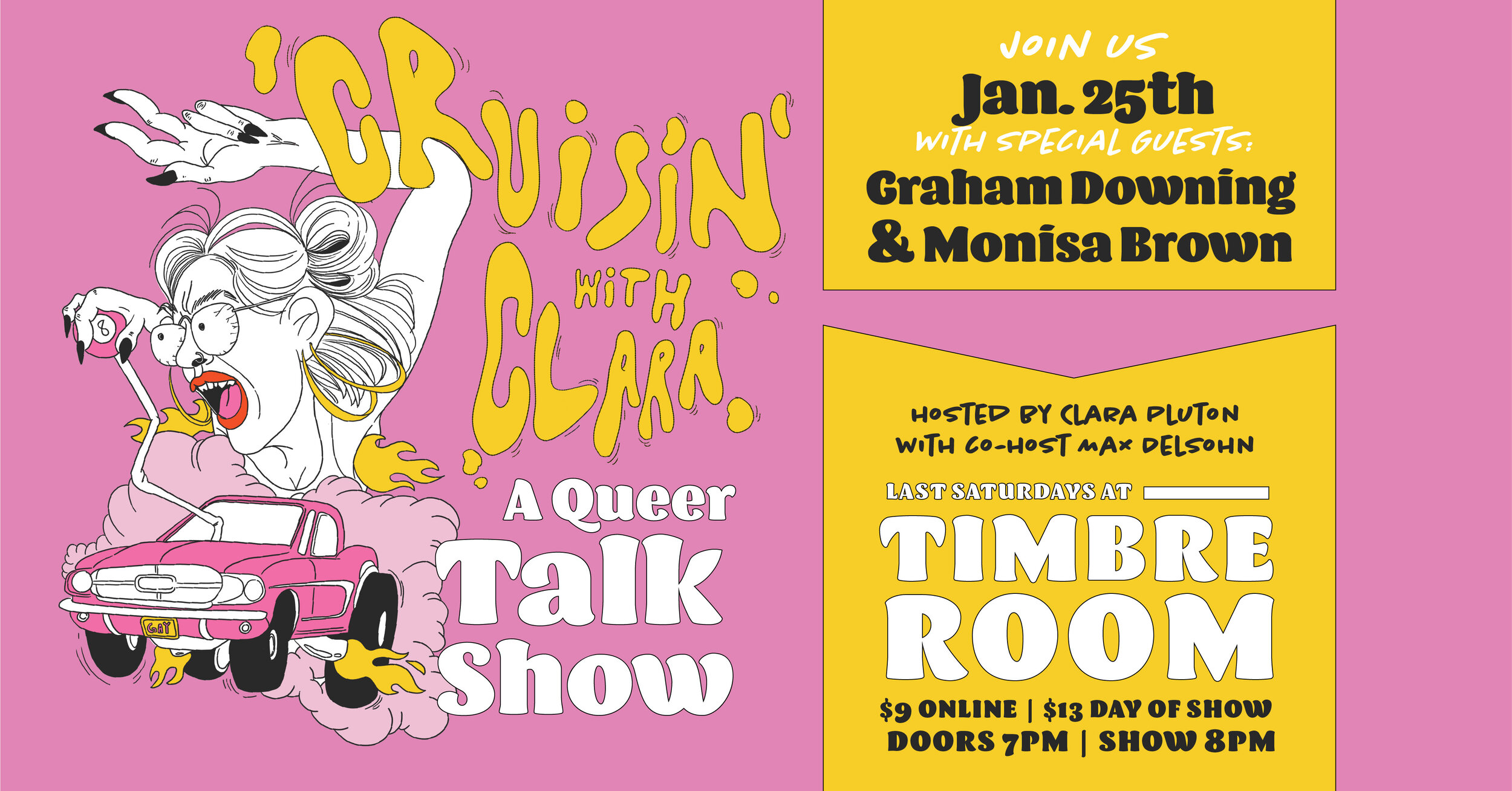 Cruising With Clara A Queer Talk Show — Kremwerk Timbre Room Cherry Complex 