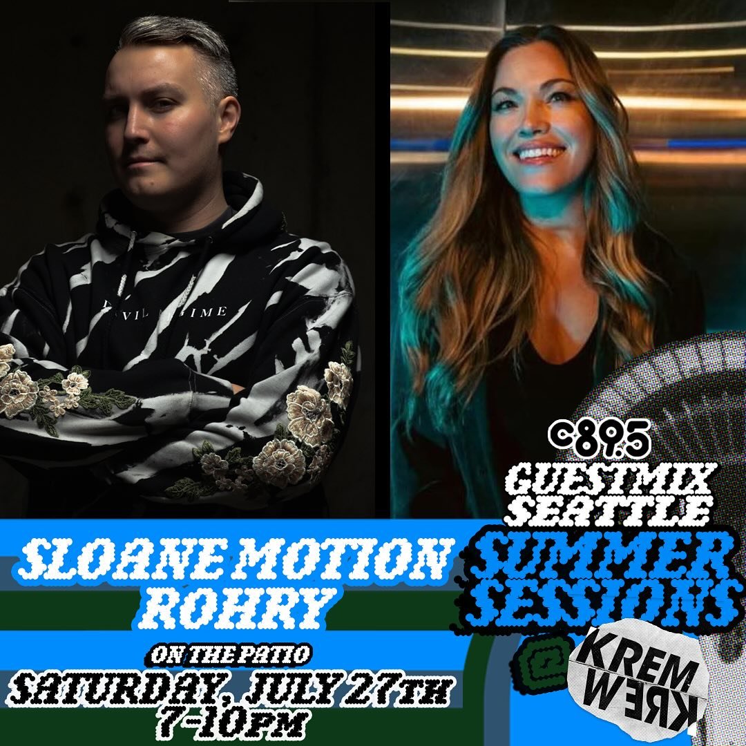 SATURDAY &mdash;> 7/27 

C89.5 is back on the patio for Guest Mix Seattle: Summer Sessions 😎☀️🔊 For the fourth installment, we&rsquo;re welcoming Rohry &amp; Sloane Motion! 

Whether you&rsquo;re a dedicated dancer or just looking for a great wa