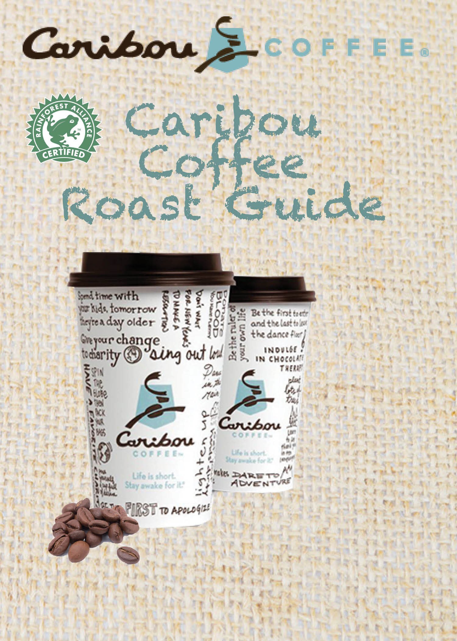 Caribou Coffee Roast Guide booklet