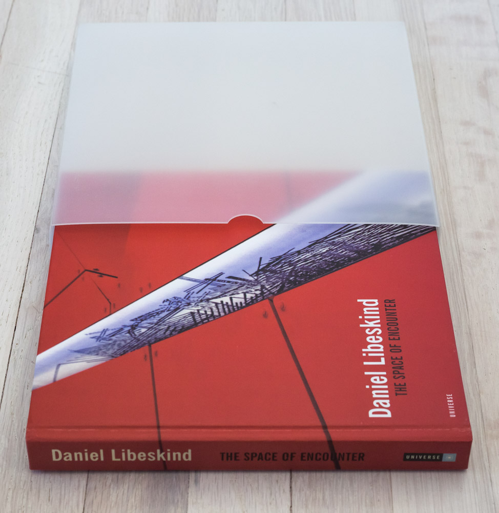 Daniel Libeskind: The Space of Encounter by Daniel Libeskind, Jeffrey Kipnis, Anthony Vidler. Edited by Richard Olsen. Juliette Cezzar, Graphic Design. Michael Vagnetti, Production Manager. Universe Publishing.