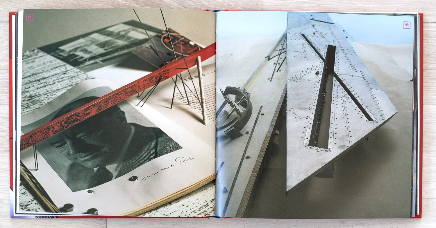 Daniel Libeskind: The Space of Encounter by Daniel Libeskind, Jeffrey Kipnis, Anthony Vidler. Edited by Richard Olsen. Juliette Cezzar, Graphic Design. Michael Vagnetti, Production Manager. Universe Publishing.