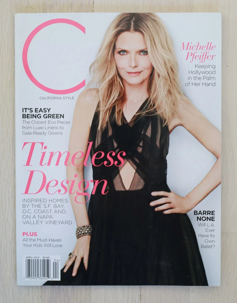 Handmade Houses in C California Style magazine, April 2012.