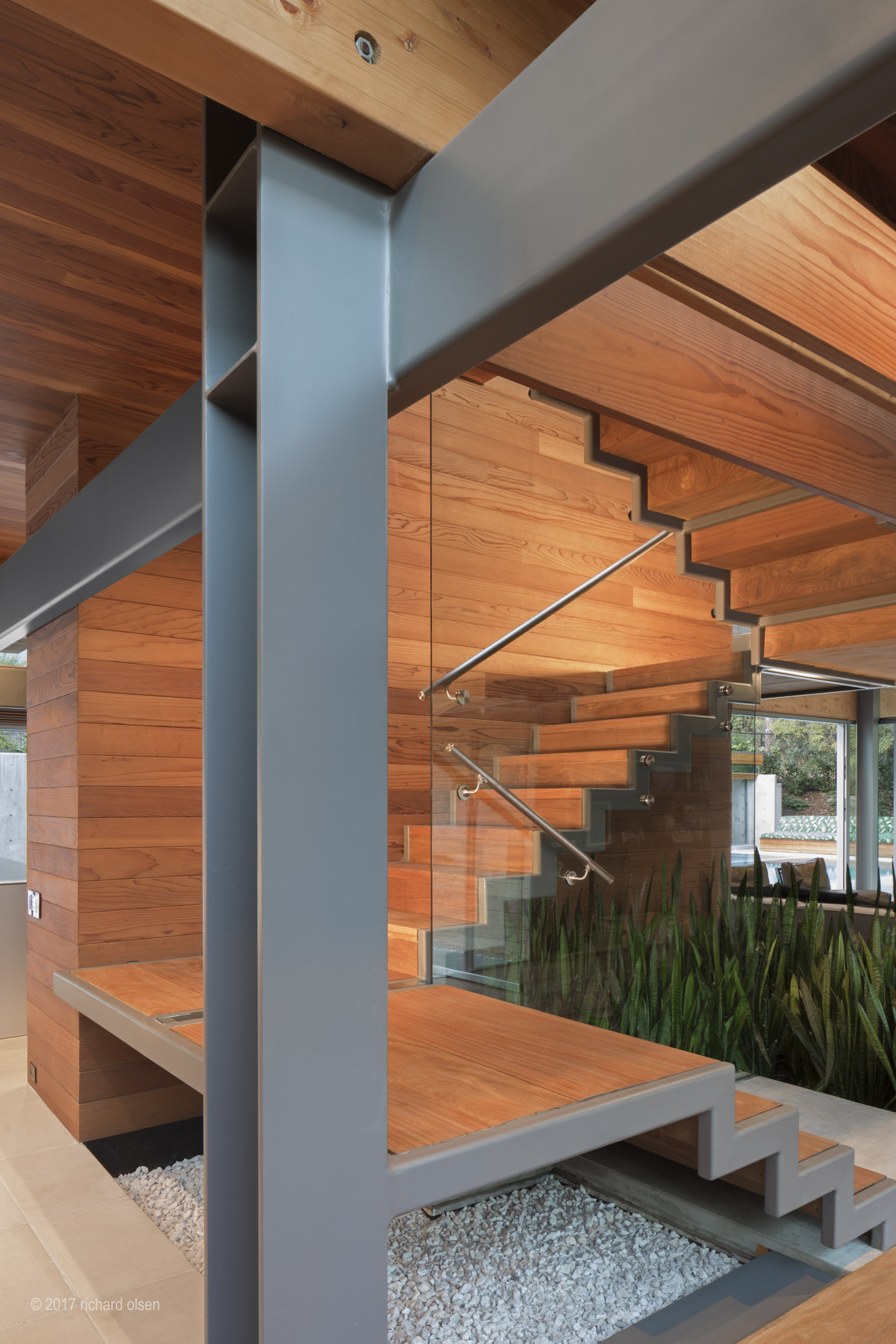 residence, beverly hills. kappe architects planners.