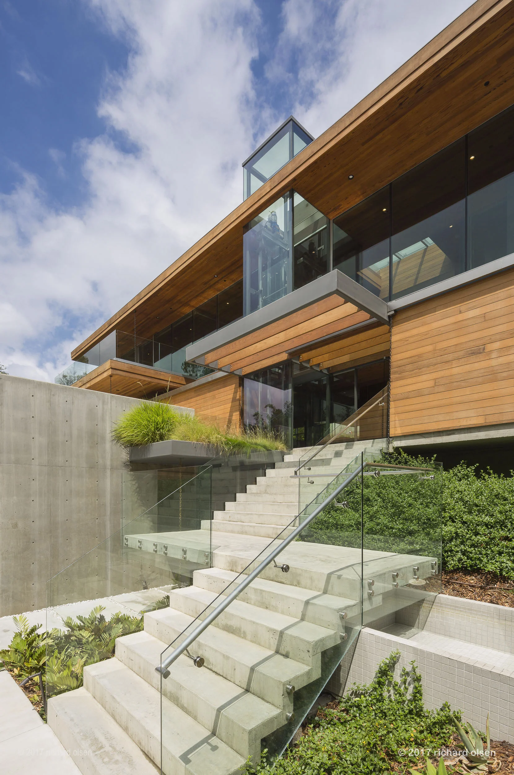residence, beverly hills. kappe architects planners.
