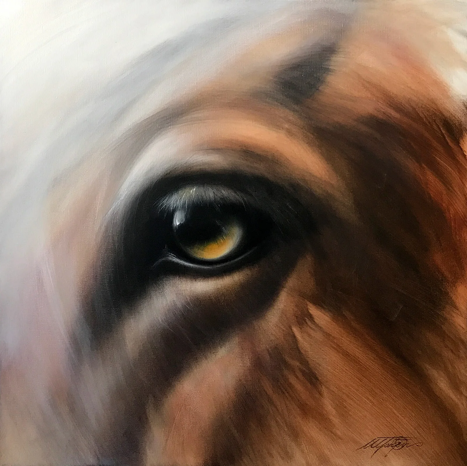 RÖÐULL - SOLD / oil on canvas / olía á striga 95x95 cm.