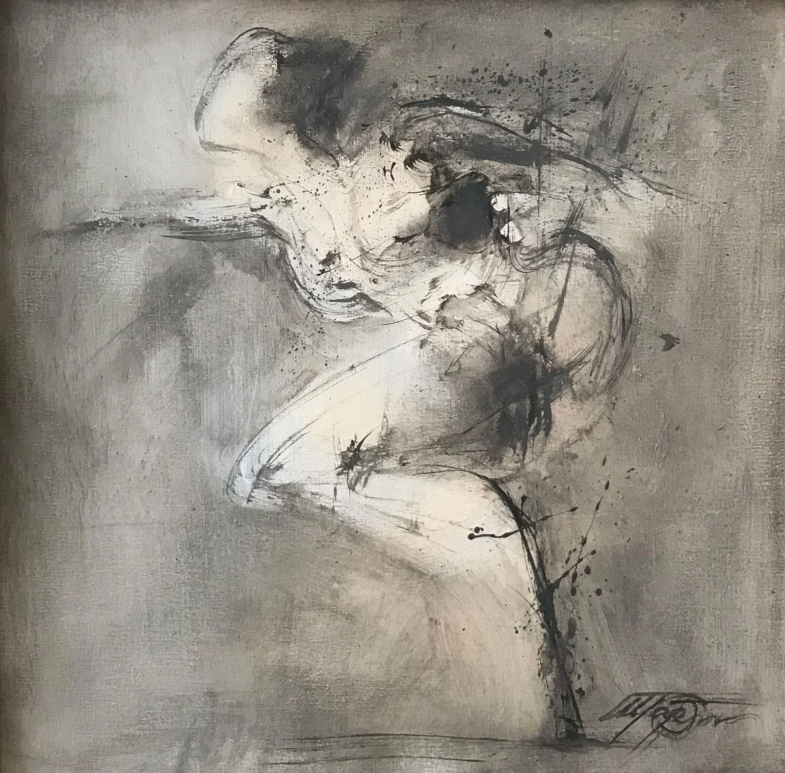 Prelude IV - 40x40 cm. - SOLD