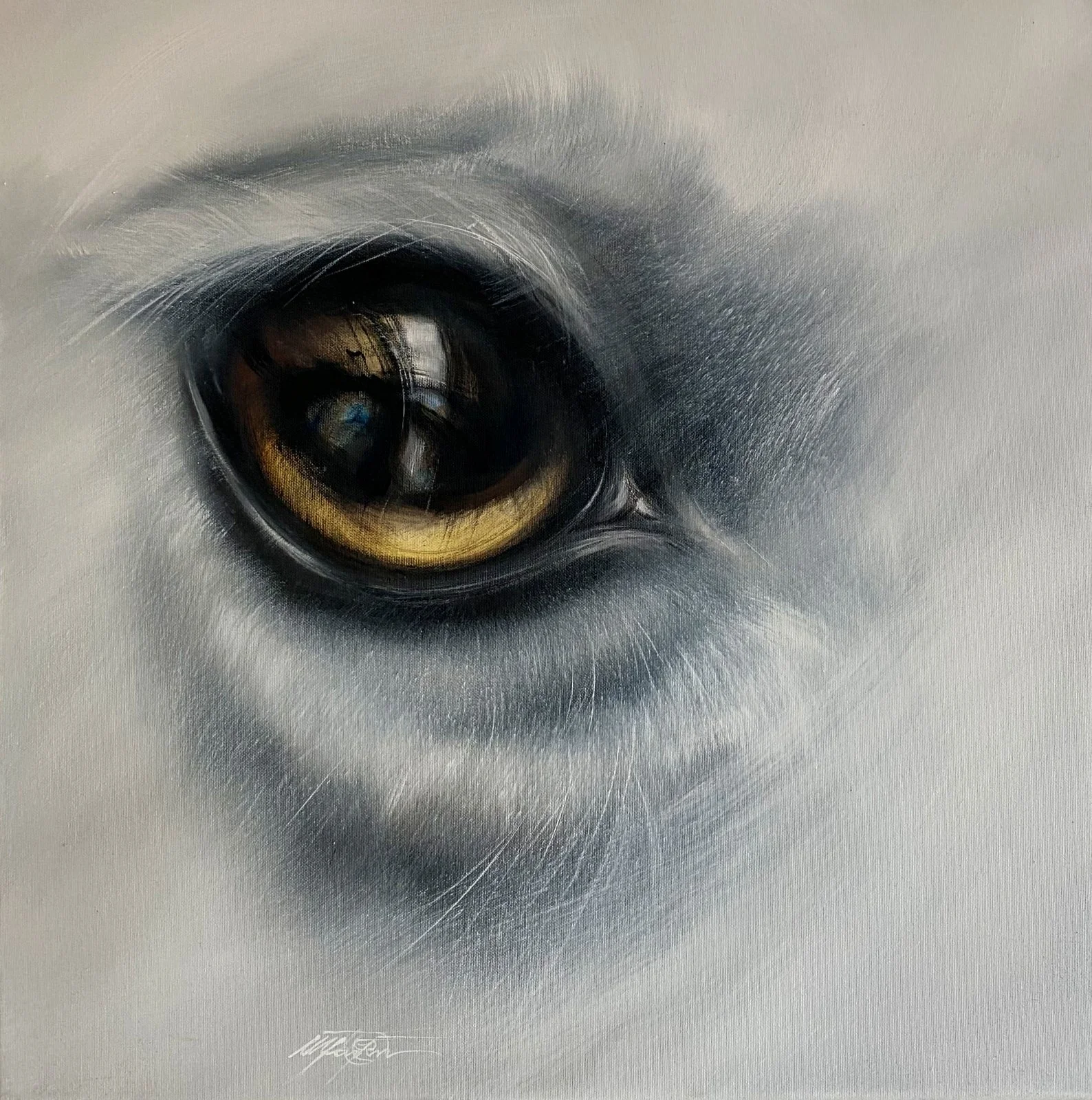 ÆSKA / oil on canvas / 60x60 cm.